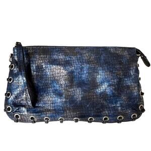 Toni Henkel Leather Clutch Purse